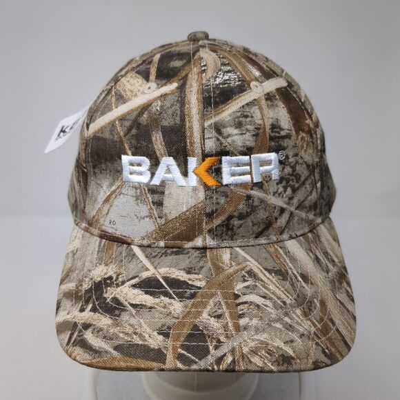 Baker Realtree Strapback Hat Camouflage OS Adjustable W/Tags Katl Sportscap - Picture 2 of 8